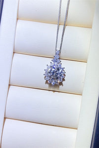 5 Carat Moissanite 925 Sterling Silver Pendant Necklace