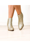 Fiera Booties in Gold
