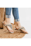 Loving U Sandals in Silver