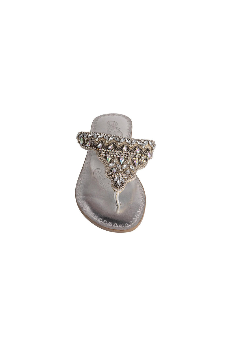 Loving U Sandals in Silver