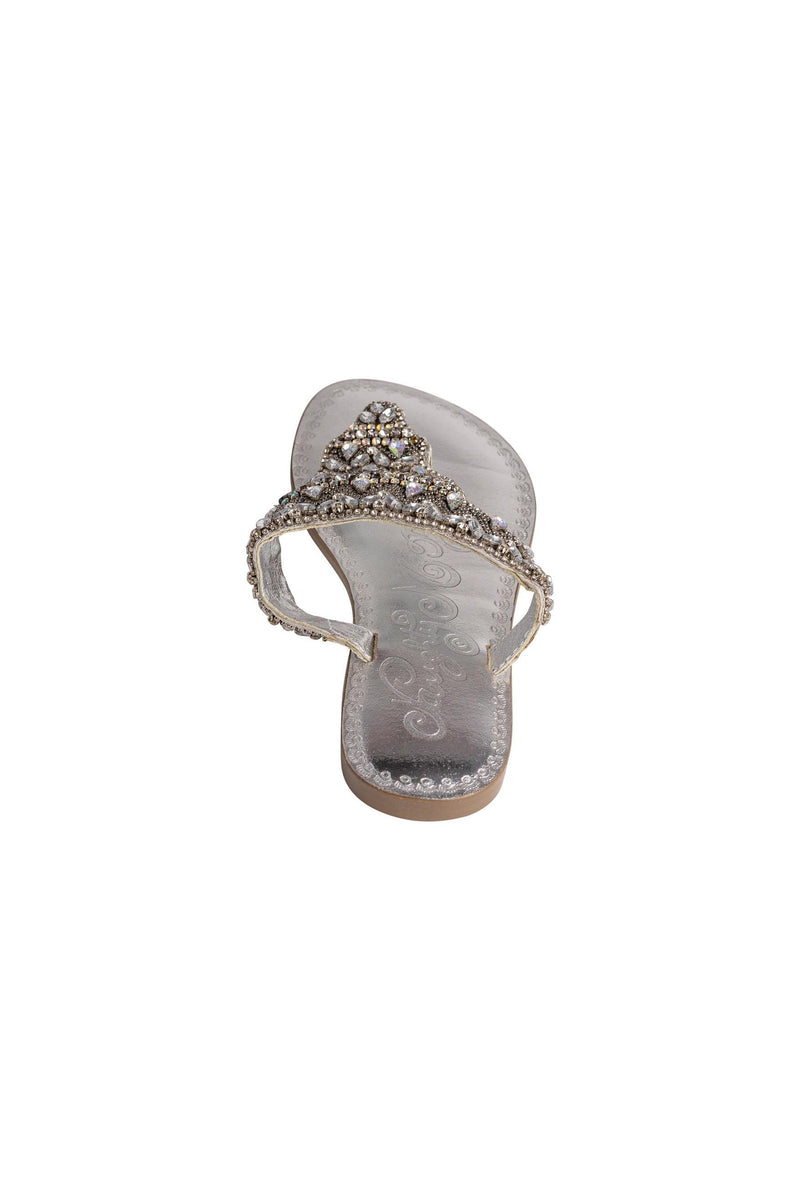 Loving U Sandals in Silver