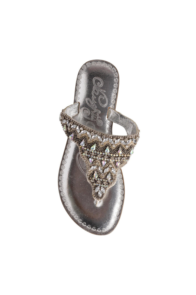 Loving U Sandals in Silver