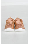 Mayo Glitter Sneaker in Rose Gold