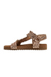 River Dance Woven Sandal in Champagne