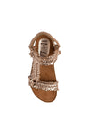 River Dance Woven Sandal in Champagne