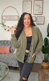 Button Front Open Knit Cardigan - T5745