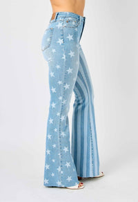 Americana JB Stars and Stripes Flare Jeans