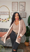 Ultra Soft Open Front Pocket Cardigan