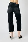 *EARLY RELEASE* High Waist Raw Hem Crop Jeans