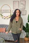 Button Front Open Knit Cardigan - T5745