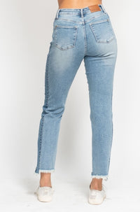 *EARLY RELEASE* High Waist Side Panel Detail Jeans
