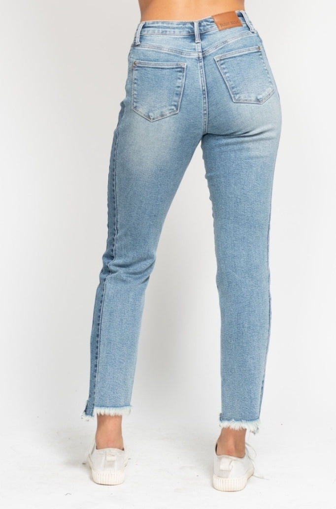 *EARLY RELEASE* High Waist Side Panel Detail Jeans
