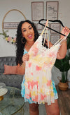 R50125 Lace Top Romper