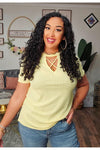 Criss Cross Front Top M4729