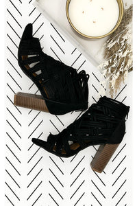 Silica Heel in Black