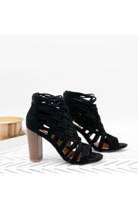 Silica Heel in Black
