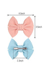 4.5" Fabric Bows (Sale)