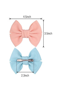 4.5" Fabric Bows (Sale)