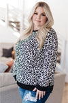 Cozy in Cheetah Pullover Sweatshirt