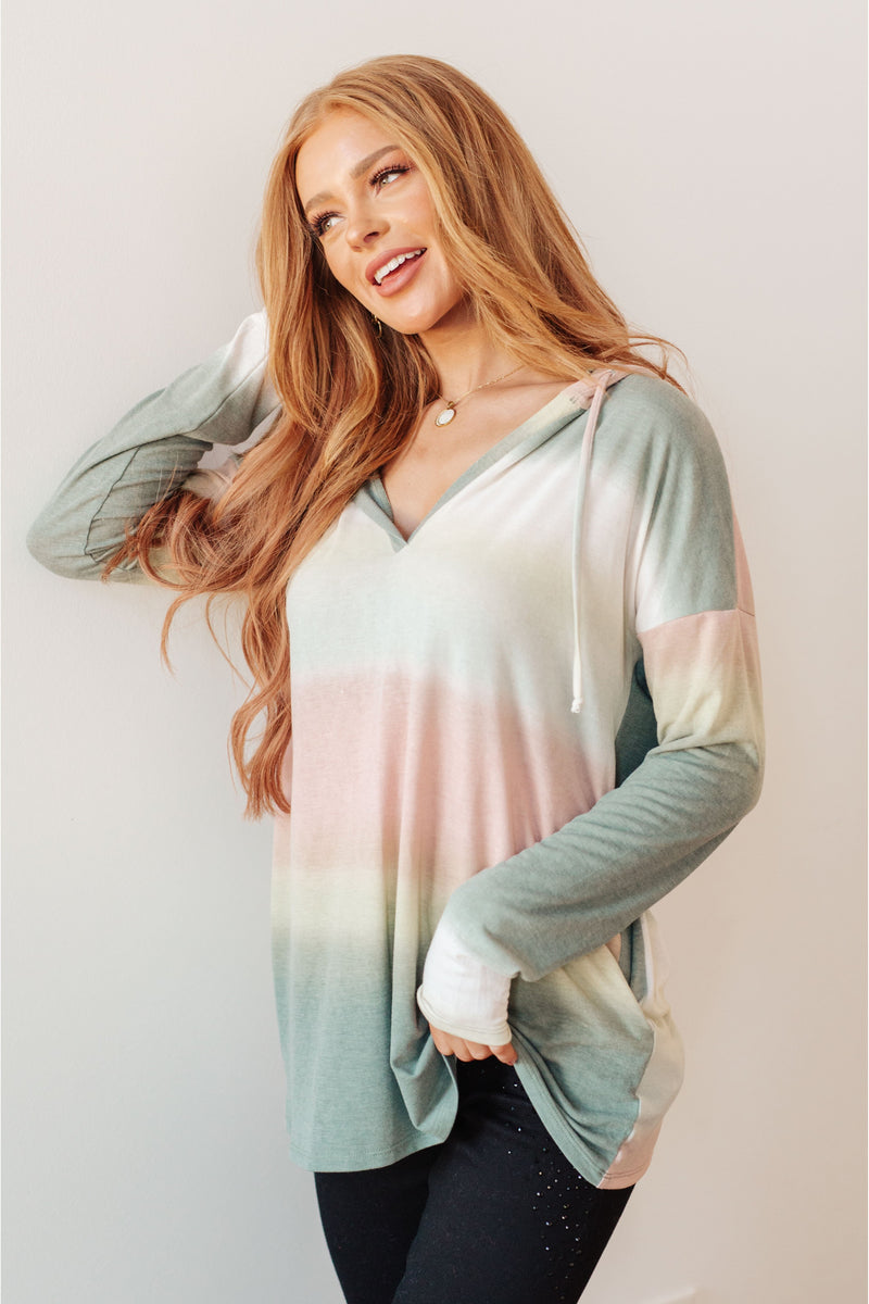 Hazy Horizon Ombre Hoodie