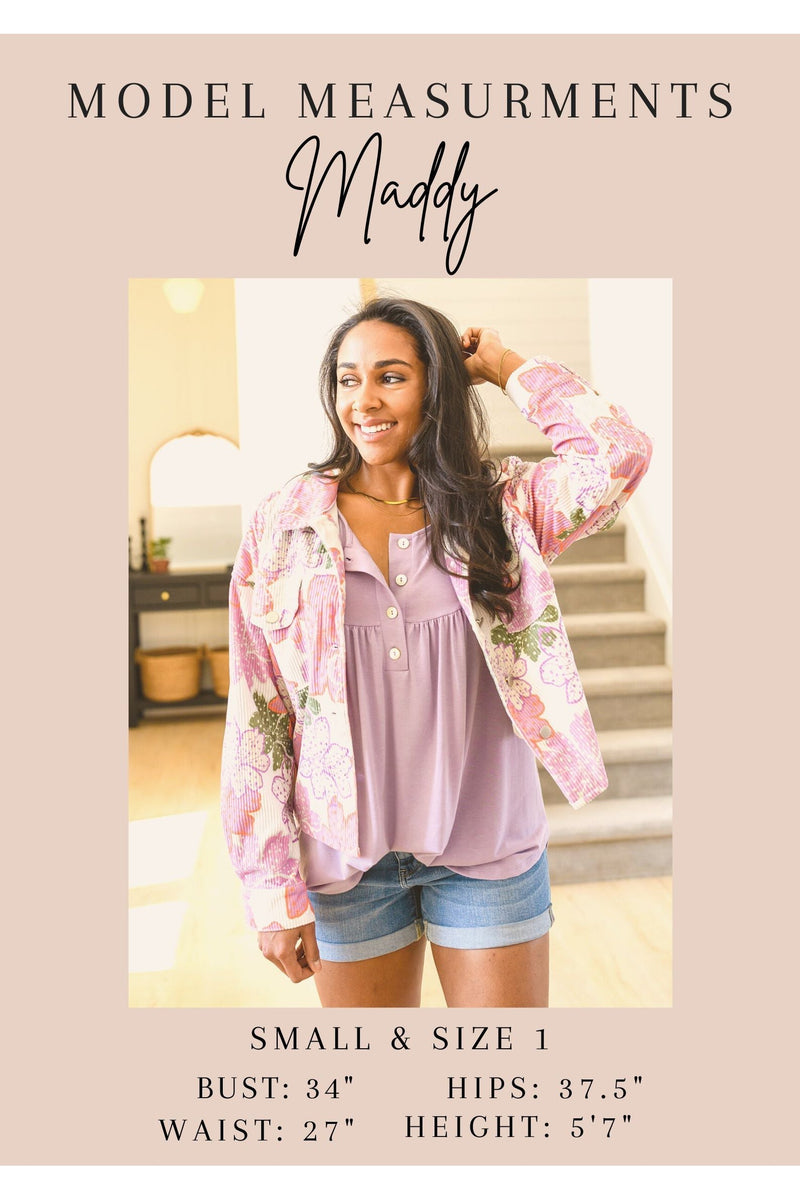 Spring Haiku Floral Blouse