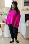 Pink Thoughts Chenille Blouse