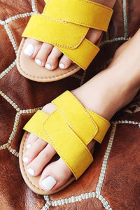 Mina Yellow Sandals